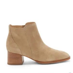 New Lucky Brand Lilka Suede Ankle Bootie